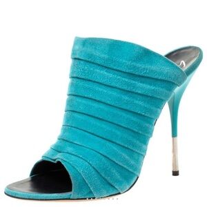 Elegant Turquoise Stiletto Mules GIUSEPPE ZANOTTI 

Giuseppe Zanotti